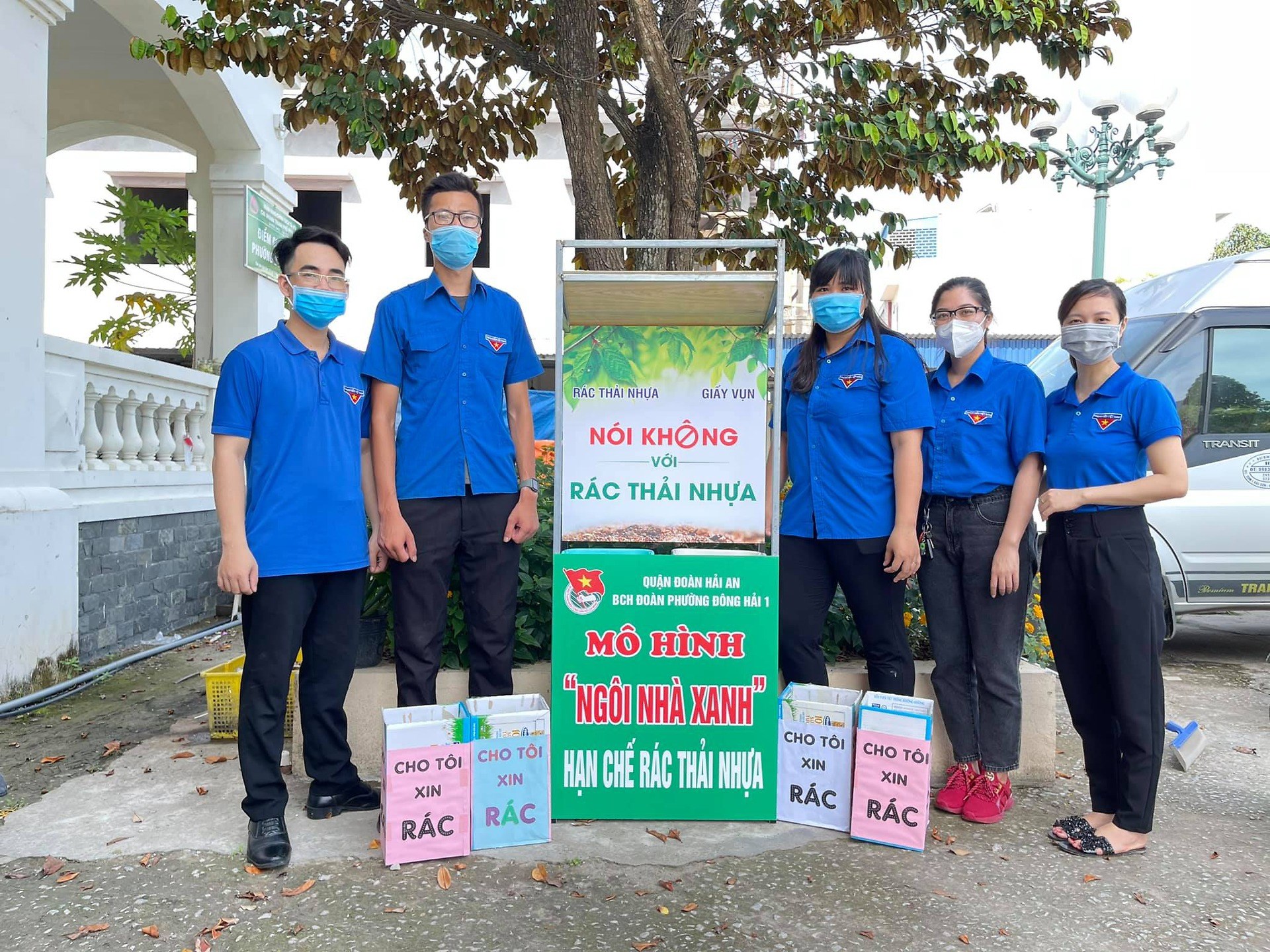 Quận đoàn Hải An: Mô hình dân vận khéo "Ngôi nhà hạn chế rác thải nhựa"