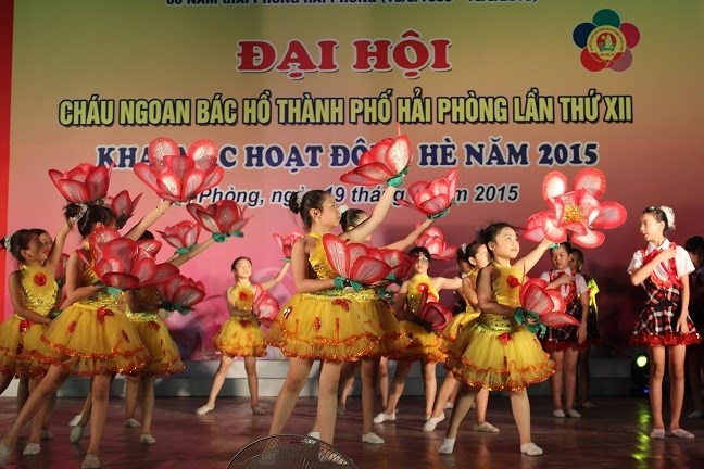 Đại hội Cháu ngoan Bác Hồ thành phố Hải Phòng lần thứ XII, khai mạc Hoạt động Hè 2015