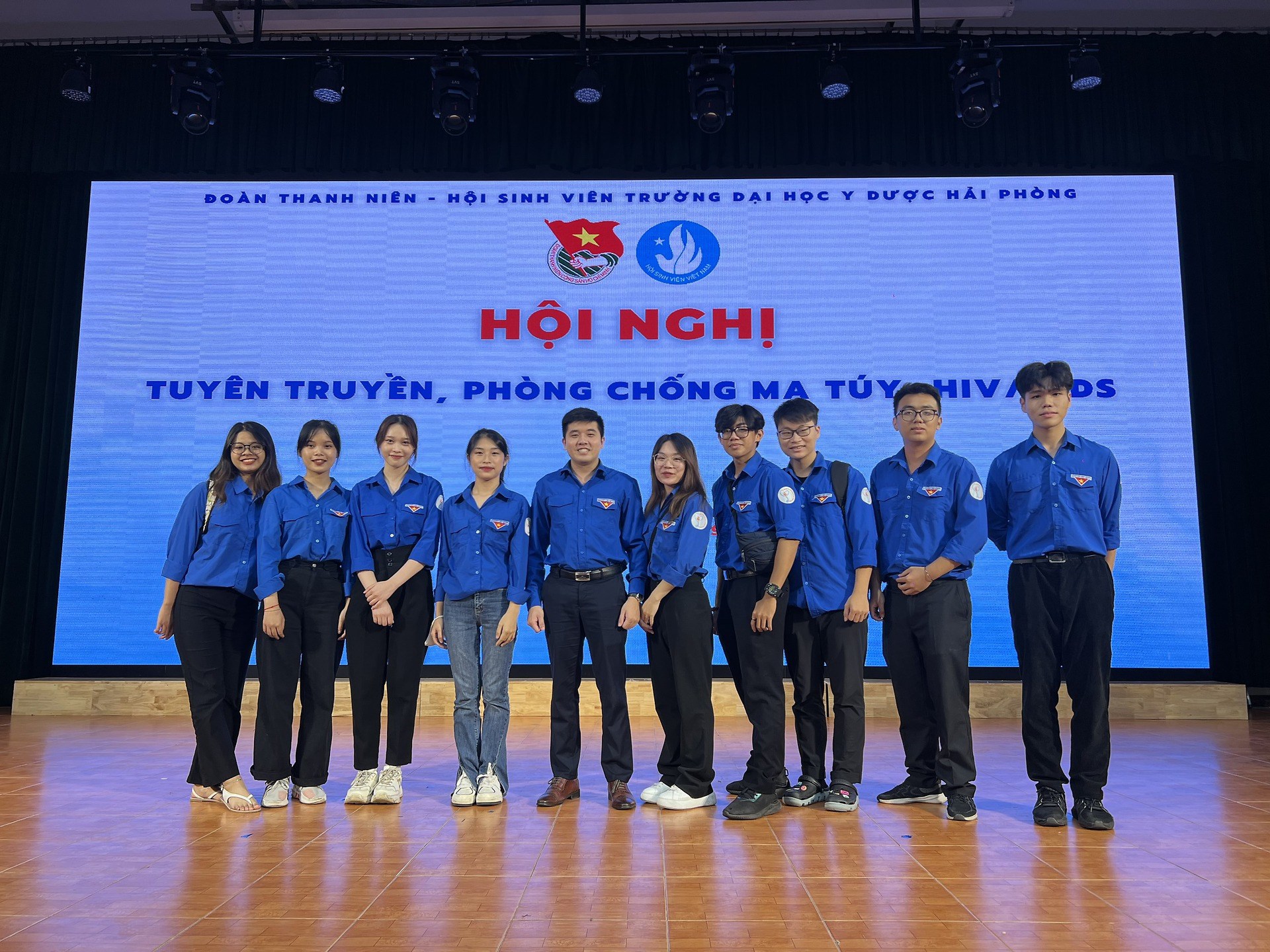 Đoàn TNCS Hồ Chí Minh trường Đại học Y Dược Hải Phòng tổ chức Hội nghị tuyên truyền phòng chống ma túy, HIV/AIDS