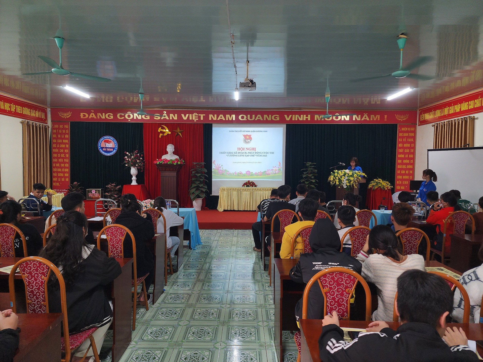 BTV ĐOÀN - HỘI LIÊN HIỆP THANH NIÊN QUẬN DƯƠNG KINH TRIỂN KHAI PHÁT ĐỘNG CUỘC THI "Ý TƯỞNG SÁNG TẠO TRẺ" NĂM 2023