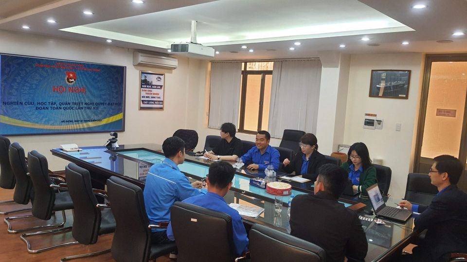 Đoàn Cảng Hải Phòng tổ chức hội nghị nghiên cứu, học tập, quán triệt Nghị quyết Đại hội Đoàn toàn quốc lần thứ XII, Đại hội Đoàn thành phố lần thứ XIV