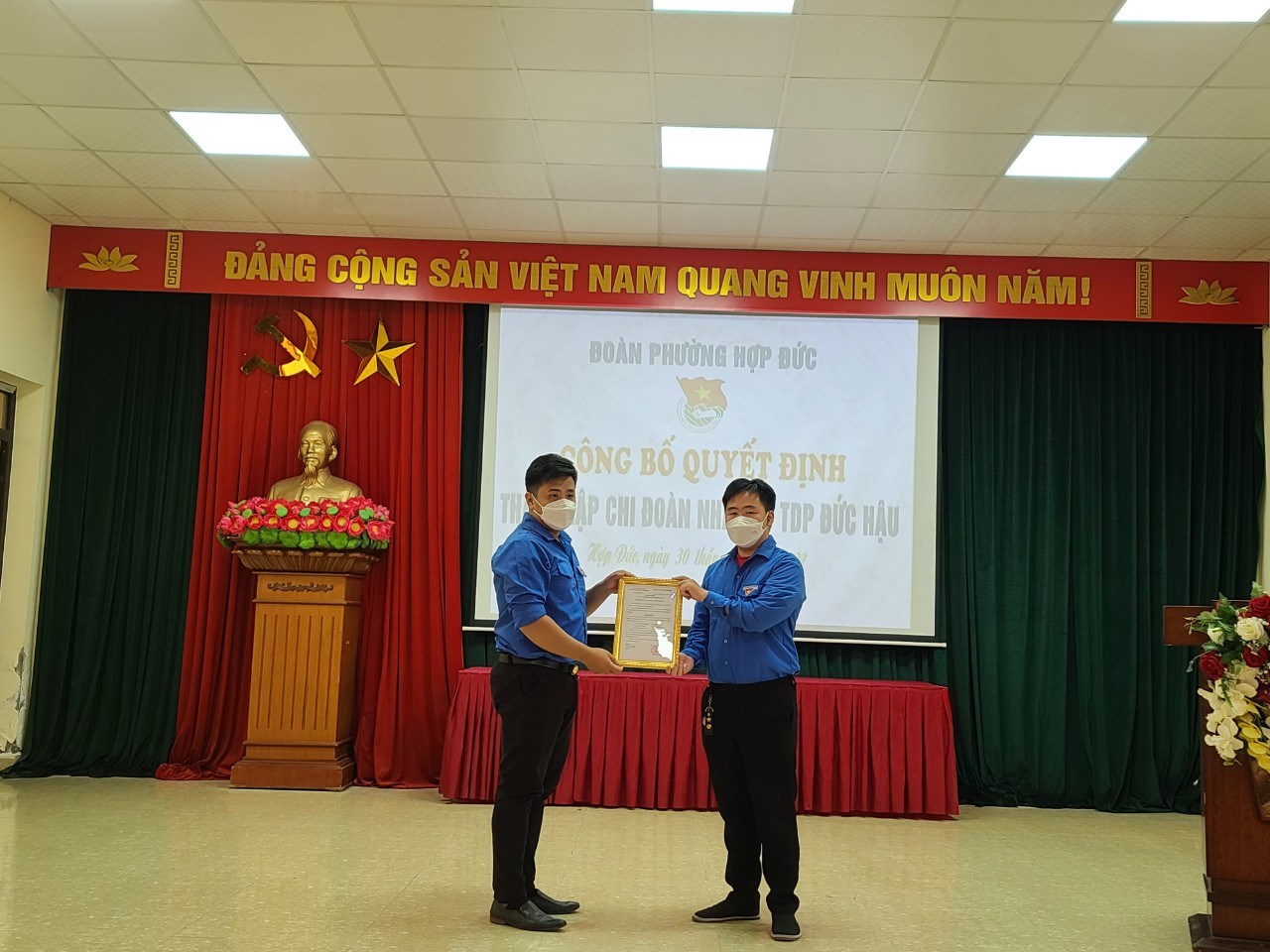 Thành lập Chi đoàn Nhà trọ TDP Đức Hậu