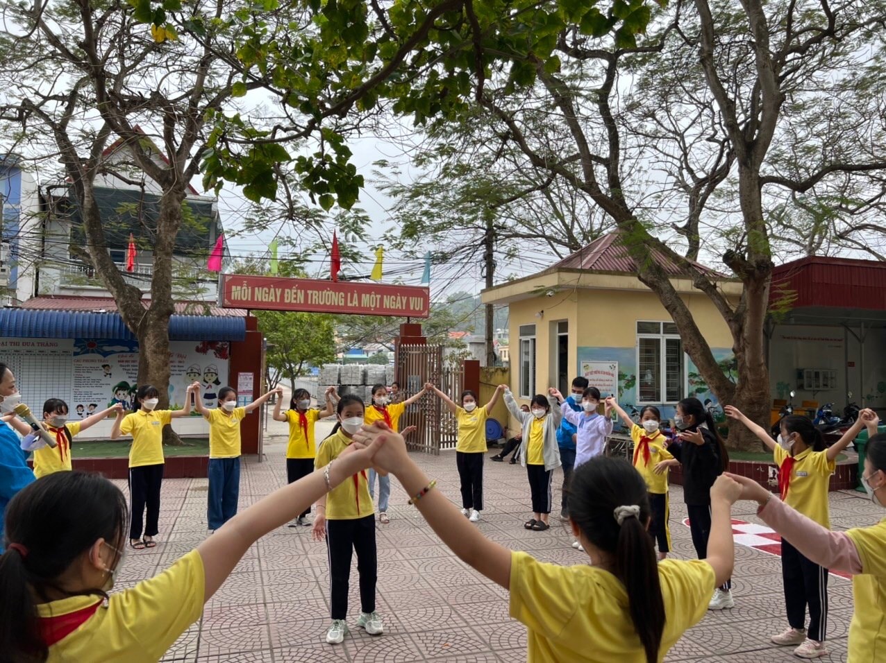 Liên đội THCS Ngọc Hải thực hiện tốt mô hình "Giờ ra chơi trải nghiệm sáng tạo"